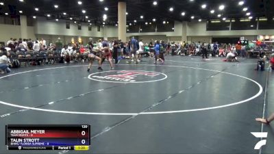 120 lbs Round 1 (6 Team) - Abbigail Meyer, Team Misfits vs Talin Strott, BHWC/ Florida Supreme