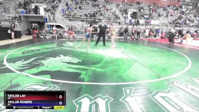 53 lbs Cons. Round 2 - Taylor Lay, MT vs Taylor Rogers, NV