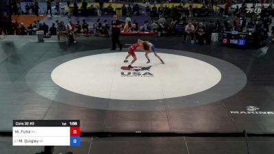 120 lbs Cons 32 #2 - Marco Futia, NY vs Matthew Quigley, MI