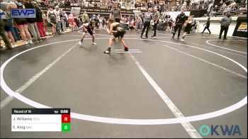 70 lbs Round Of 16 - Jaxson Williams, Tecumseh Youth Wrestling vs Everett King, Shelton Wrestling Academy