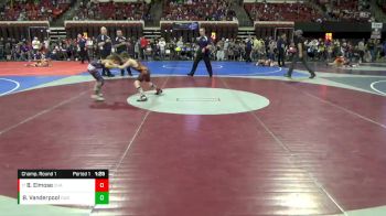 77 lbs Champ. Round 1 - Brycen Elmose, Champawat vs Ben Vanderpool, Corvallis Wrestling Club