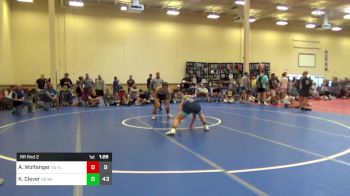 182 lbs Rr Rnd 2 - Andrew Wolfanger, HS Flying Dutchmen vs Kolton Clever, HS Bad Karma