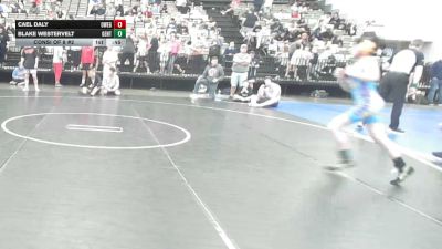 93-J lbs Consi Of 8 #2 - Cael Daly, Owego vs Blake Westervelt, Gentile Trained