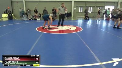 120 lbs Cons. Round 2 - Mason Roane, Reston Herndon Youth Wrestling vs Elliott Crews, Machine Shed Wrestling