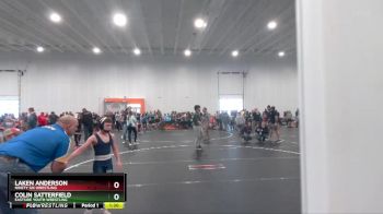 75 lbs Round 1 - Colin Satterfield, Eastside Youth Wrestling vs Laken Anderson, Ninety Six Wrestling