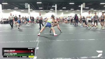 126 lbs Round 5 (6 Team) - Colin Walther, PA Alliance Red vs Aidan Grogg, Este Built Elite