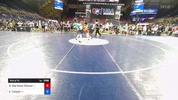 120 lbs Rnd Of 16 - Giovanni Martinez Chavez, Arizona vs Easton Cooper, Wisconsin