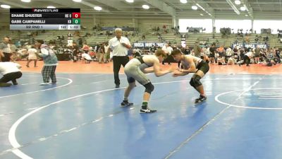 132 lbs Rr Rnd 1 - Shane Shuster, NC United Select - HSB vs Gabe Campanelli, Kraken Black - HSB