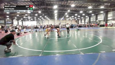 165 lbs Round Of 16 - Brady Layhue, Quest School Of Wrestling MS - MS vs Nico Folino, OHIO GOLD - MS