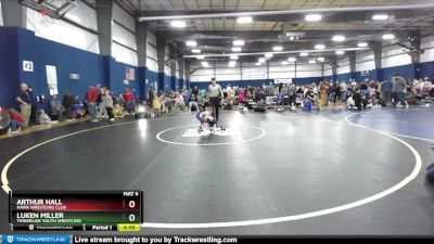 48-51 lbs Round 2 - Luken Miller, Timberline Youth Wrestling vs Arthur Hall, Hawk Wrestling Club