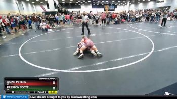 119 lbs Champ. Round 2 - Preston Scott, OK vs Aidan Peters, WI