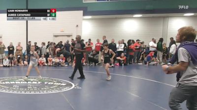 70 lbs Round Of 16 - Liam Howarth, NC vs James Catapano, NY