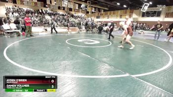 157 lbs Champ. Round 3 - Ayden O`Brien, Palm Desert vs Damen Vollmer, Temecula Valley