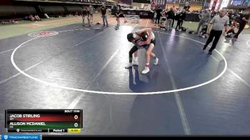 103-109 lbs Round 3 - Allison McDaniel, CO vs Jacob Stirling, WY