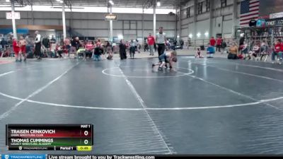 42 lbs Round 3 - Traisen Crnkovich, Hawk Wrestling Club vs Thomas Cummings, Legacy Wrestling Academy