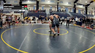 285 lbs 4th Wrestleback (16 Team) - Hayden Roy, Lumpkin Co. vs Denny Ramirez, Gilmer County