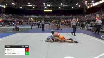 126 lbs Round Of 32 - Luke Jensen, Idaho Grizz vs Riley Fitzsimmons, Alto Loma