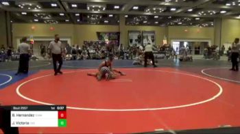 132 lbs Consi Of 4 - Benjamin Hernandez, Team Thunder vs Jayson Victoria, Livermore Elite WC