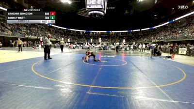 110 lbs Consy 3 - Sanchir Edington, Bishop McCort vs Bently West, Trinity