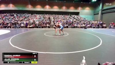 190 lbs Champ. Round 2 - Randall Murray, Pahrump Valley vs Allan Johnson, Rancho Bernardo