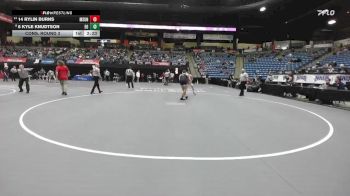 184 lbs Cons. Round 3 - 6 Kyle Knudtson, Eastern Oregon vs 14 Rylin Burns, Montana State - Northern