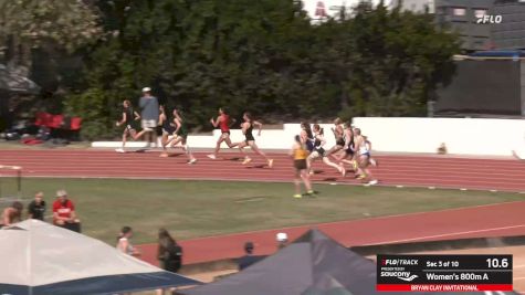 Women's 800m Open A, Prelims 3