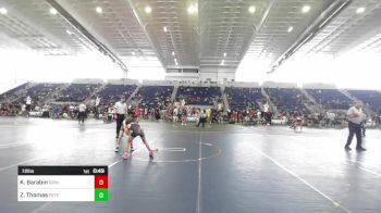 72 lbs Consolation - Kalani Barabin, Grindhouse WC vs Zoe Rose Thomas, Peterson Grapplers