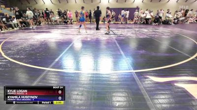 100 lbs Placement - Kyamila Huseynov, MoWest Wild Dragons vs Kylie Logan, Midwest Misfitz