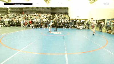 141-A lbs Semifinal - Charlie Cunningham, Pequannock vs Greg McLaughlin, GPS Wrestling Club