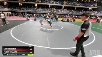 5A 120 lbs Semifinal - Leah Cisneros, Corpus Christi Carroll vs Mariah Dillard, Azle