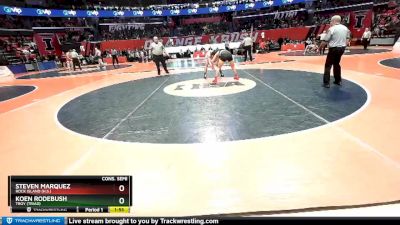 2A 182 lbs Cons. Semi - Koen Rodebush, Troy (Triad) vs Steven Marquez, Rock Island (H.S.)