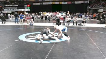 5A 126 lbs 3rd Place Match - Hunter Finegan, Volcano Vista vs Matthew Valdez, Los Lunas