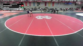 157 lbs Champ. Round 1 - Grant Brewer, Wabash vs Aden Byal, Wisconsin-Whitewater