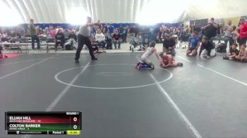 72 lbs Round 1 (8 Team) - Colton Barker, Rising Kingz vs Elijah Hill, Backyard Brawlers