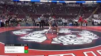 120 lbs Consolation - Travis Riefenstahl, Saucon Valley vs Brayden Kunselman, Brookville