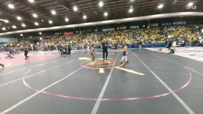 90 lbs Quarterfinal - Jordan Boes, Stanley County AAU vs Ivan Acosta, Dakota Rattlers