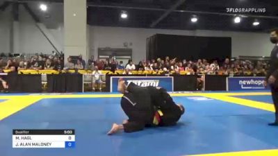 MICHAEL HAGL vs JEFFREY ALAN MALONEY 2021 World Master IBJJF Jiu-Jitsu Championship
