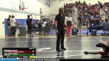 106 lbs Champ. Round 2 - Dienekes Kylis, Wine Country Wrestling Academy vs Brayden ONeill, Mater Dei