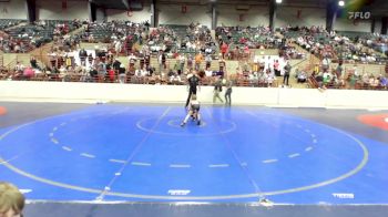 55 lbs Consi Of 4 - Conner Johnson, Viking Youth Wrestling vs Braylen Graham, Georgia