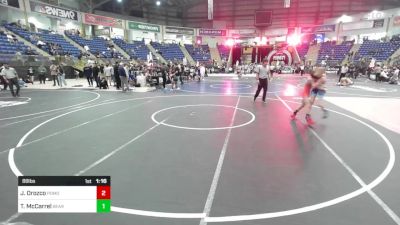 88 lbs Rr Rnd 2 - Josiah Orozco, Pomona Elite vs Treyden McCarrel, Bear Cave WC