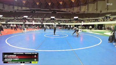 National 6-8 105 Cons. Round 2 - Jet Lumagui, Bull Island Grappling vs Jackson Carey, Chesapeake