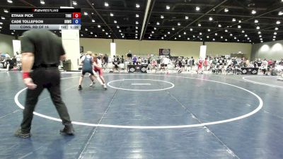 132 lbs Cons. Rd Of 16 - Ethan Pick, Threestyle vs Cade Tollefson, Big Red Wrestling Club