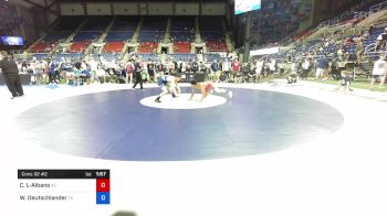 145 lbs Cons 32 #2 - Charles Laws-Albano, Arizona vs Will Deutschlander, Texas