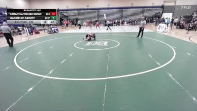 107 lbs Cons. Round 2 - Gabrielle Garvey, West Springfield vs Samantha Van Der Weken, Mecklenburg County High School