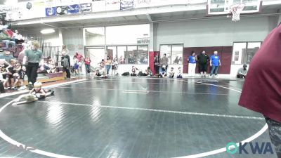 40 lbs Semifinal - Kylan Sepeda, Blackwell Wrestling Club vs Kolsen Ashley, Blackwell Wrestling Club