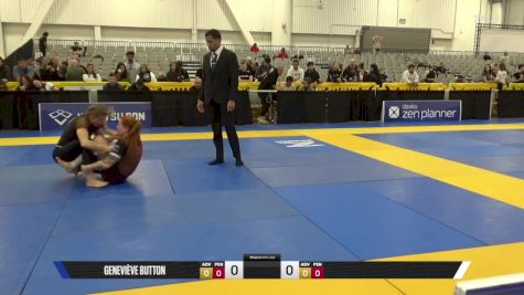 Geneviève Button vs Monica Bonczak 2025 World IBJJF Jiu-Jitsu No-Gi Championship