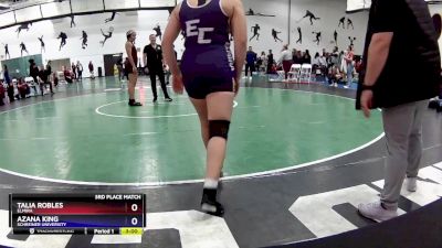 145B 3rd Place Match - Azana King, Schreiner University vs Talia Robles, Elmira