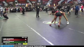 135 lbs Cons. Round 4 - Jose Gutierrez, Doral Academy vs Mason Feudale, Team Donahoe