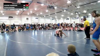 150 lbs Semifinal - Cooper Thompson, Indiana Outlaws-MS vs Austin Rhodes, Killer Elite 1-MS