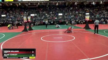 90 lbs Quarterfinal - Blake Coakley, PCWA vs Derion Williams, WSW1